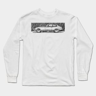 Handmade sketchy drawing of the most beautifull car ever! Long Sleeve T-Shirt